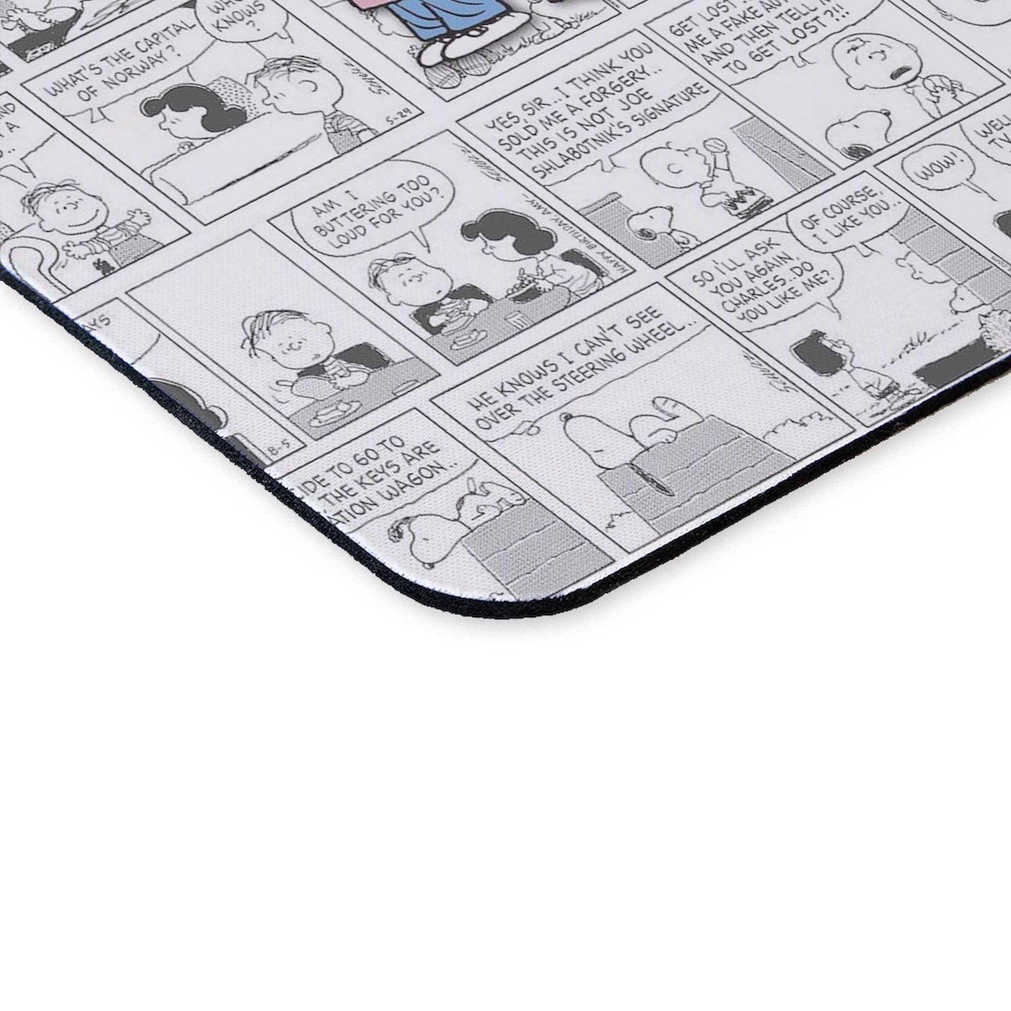Peanuts Gang Mousepad - Non-Slip Rubber Gaming Mouse Pad With Snoopy & Friends Design