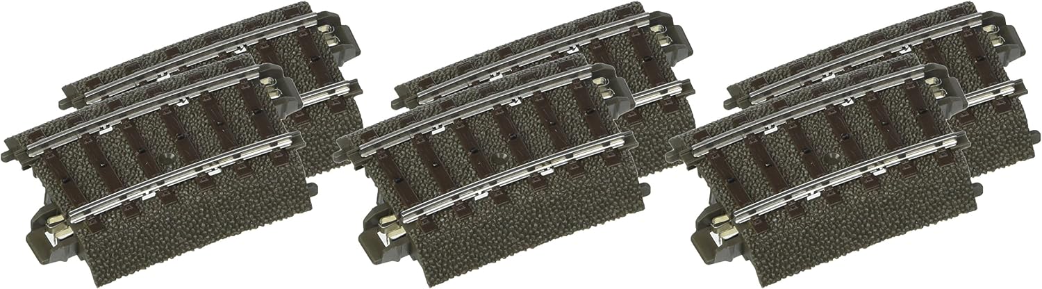 Marklin My World 7.5 Degree Curved C Track (6-Piece), 14-3/16-Inch