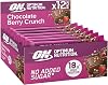 Optimum Nutrition Chocolate Berry Crunch Protein Bars, On-The-Go Pre-Workout and Post-Workout Vegetarian Gym Snack for Men and Women, No Added Sugar Healthy Snacks, 12 x 55 g