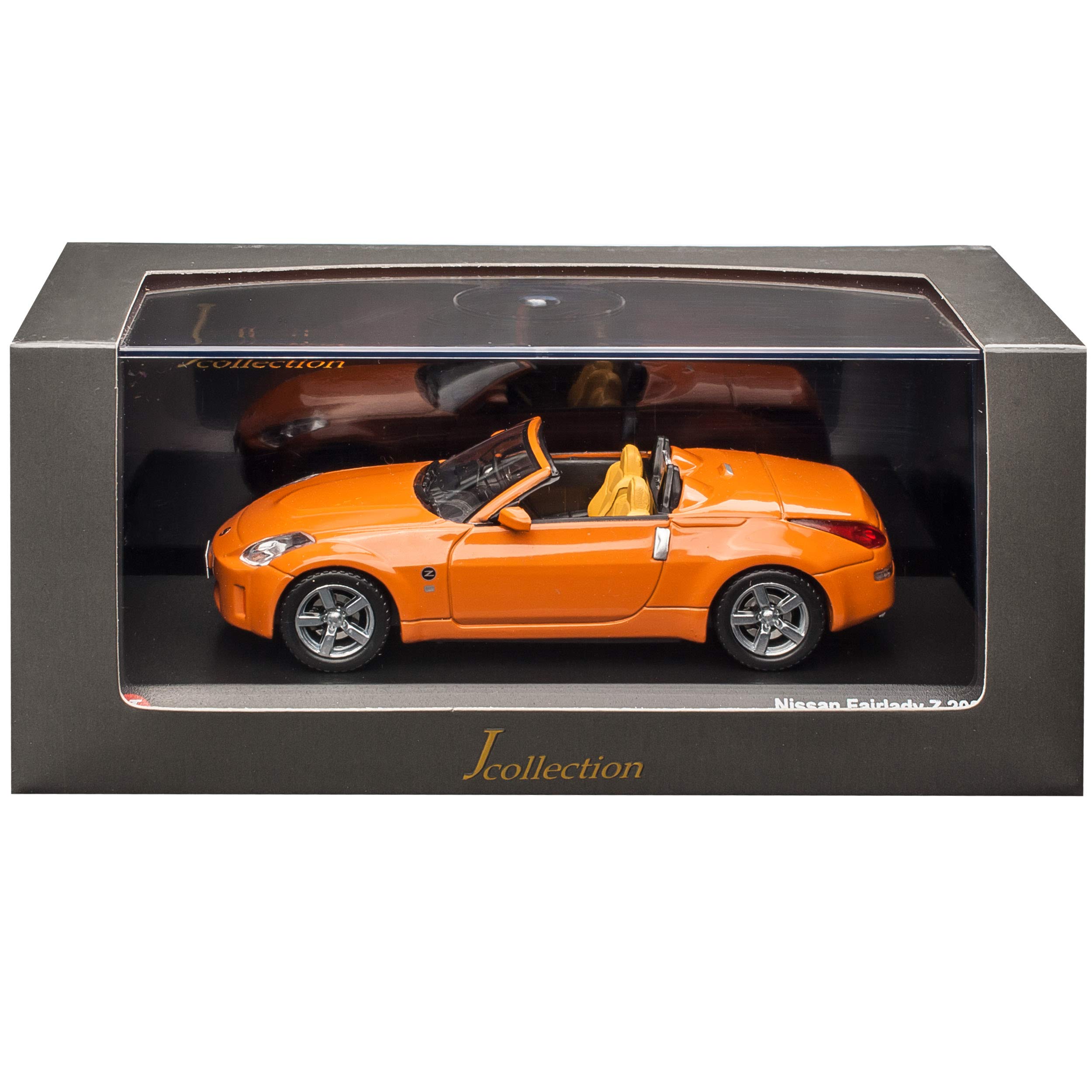 Nisan 350Z Cabrio Fairlady Z Orange 2002-2009 1/43 J-Collection Modell Auto