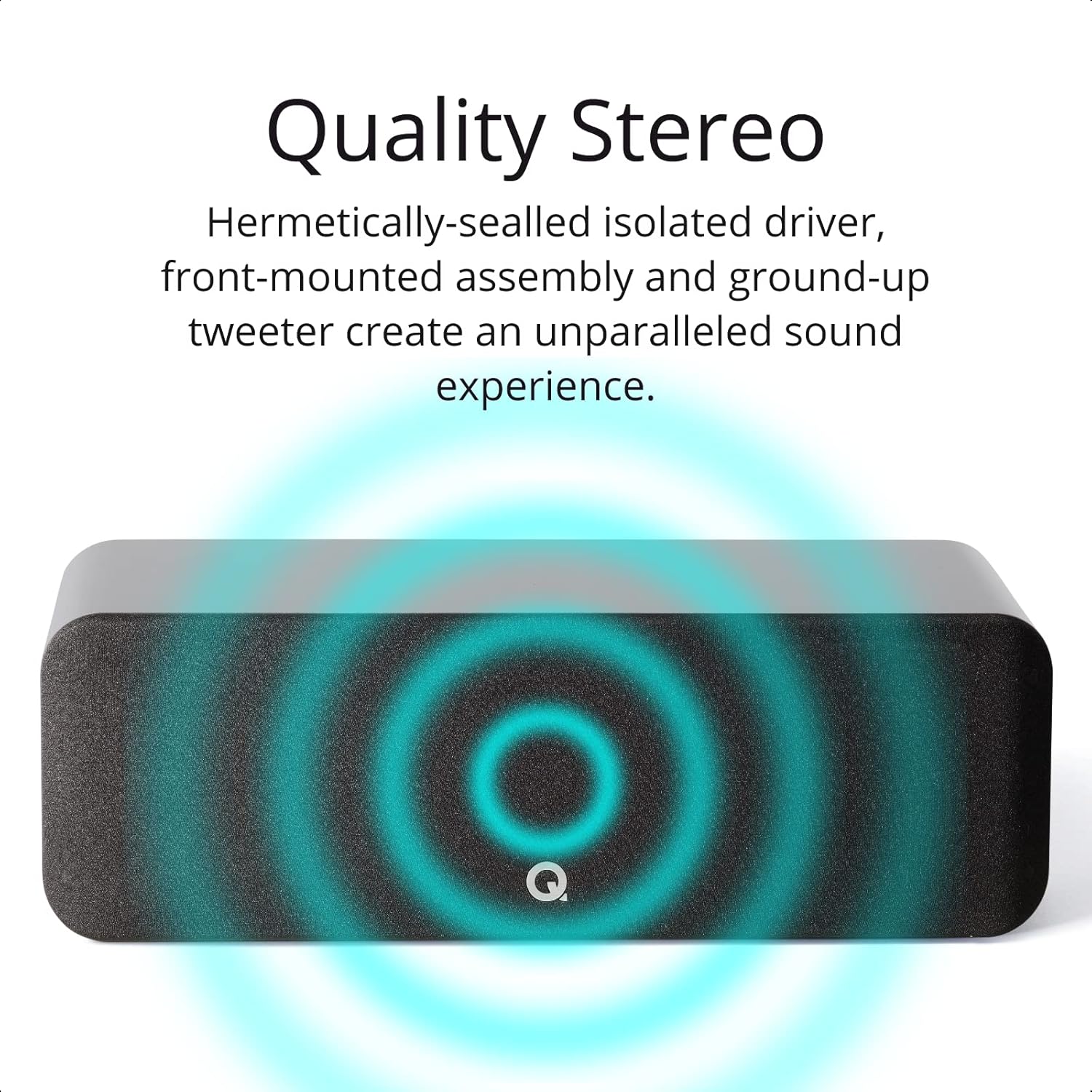 Q Acoustics Concept 90 Centre Speaker – Gloss Silver (Each)