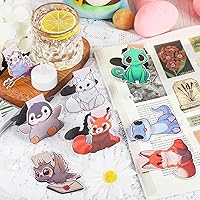 Vista 5 de Cute Magnetic Bookmarks, Animals Book Page Markers, Book Marks for Kids Book Lovers Students Teachers Reading