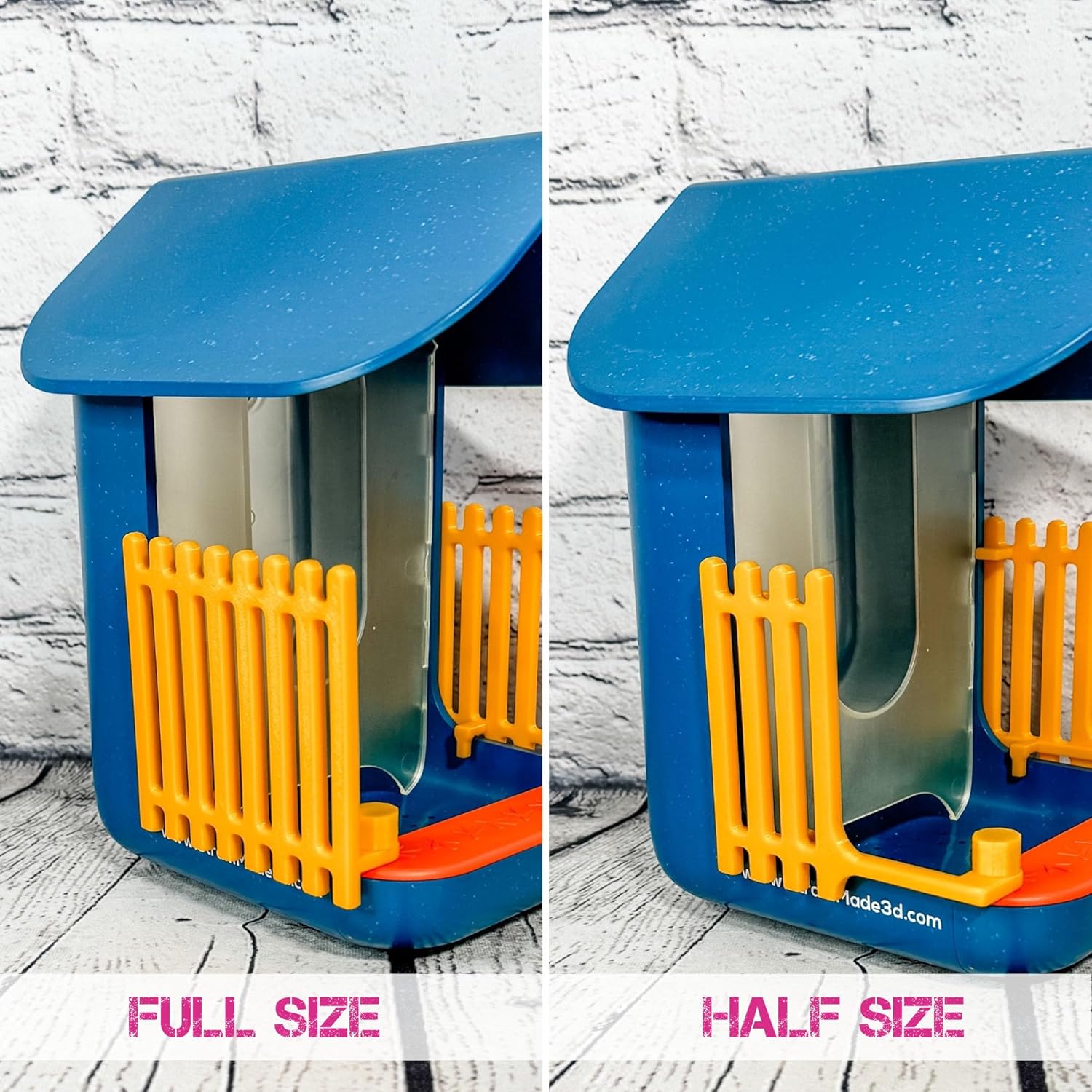 Fence Rails (Pair) for Bird Buddy (Tall, Full Fence)