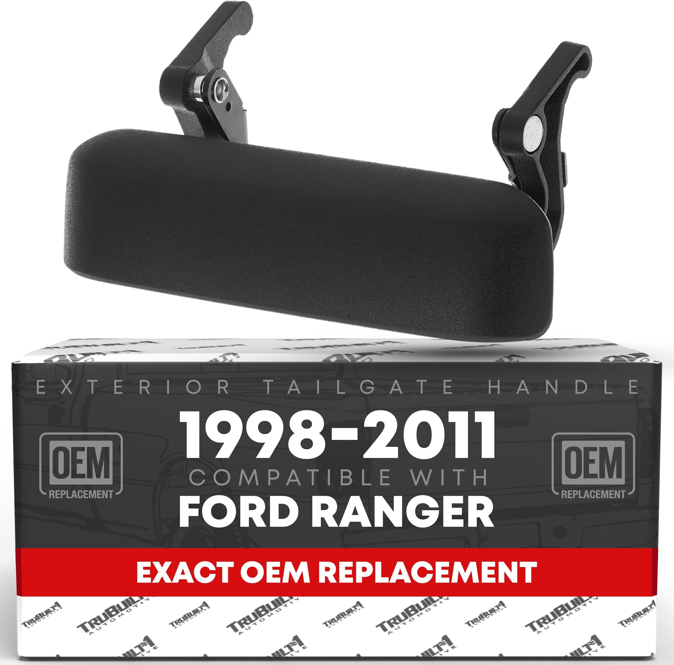 T1A Black Exterior Tailgate Handle Replacement for 1998-2011 Ford Ranger Pickup Truck 1L5Z9943400AAA