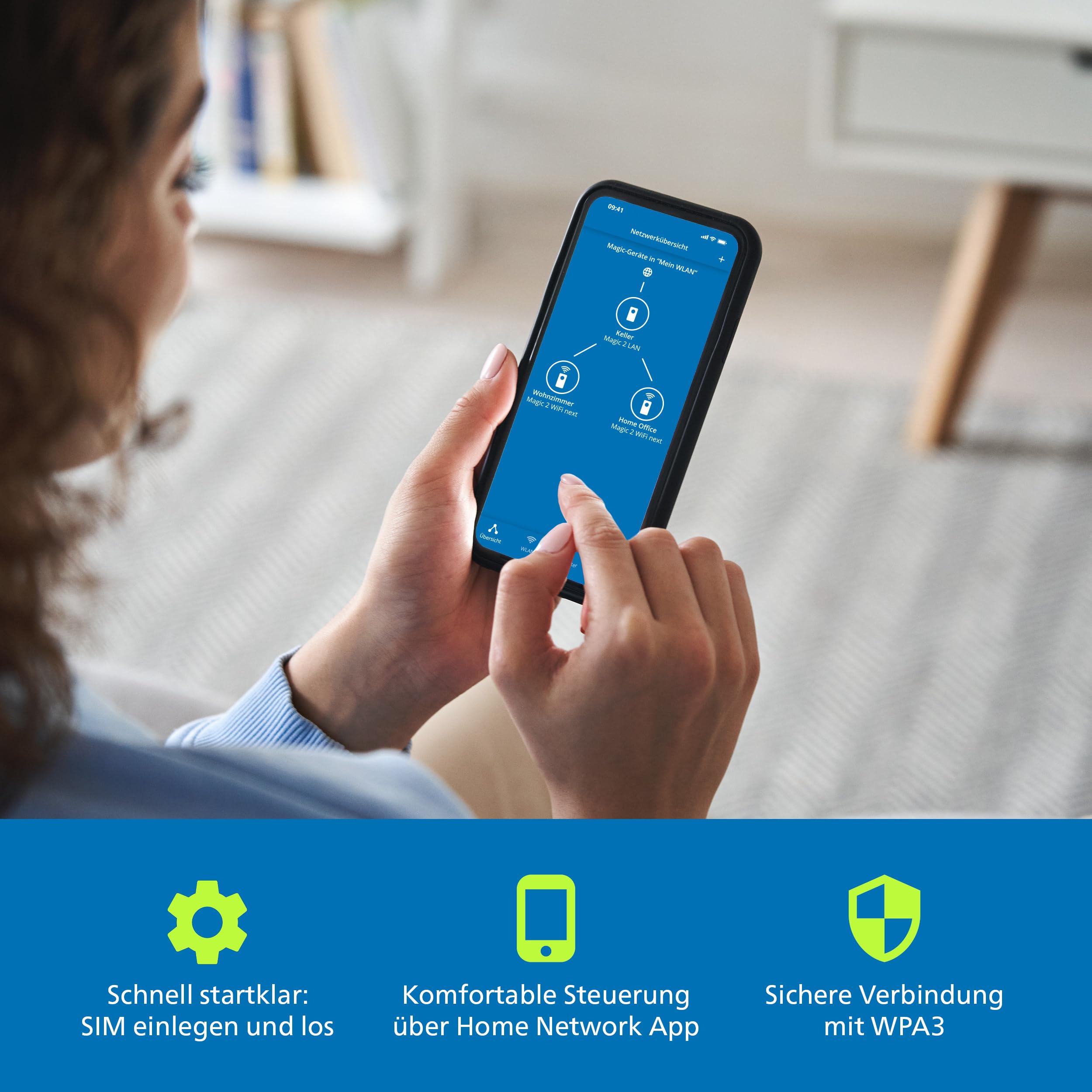 devolo WiFi 6 Router 3600 5G LTE, mobiler 5G Router, SIM-Karten WLAN-Router, mobiles Internet zu Hause und unterwegs, 3.600 Mbit/s, weiß