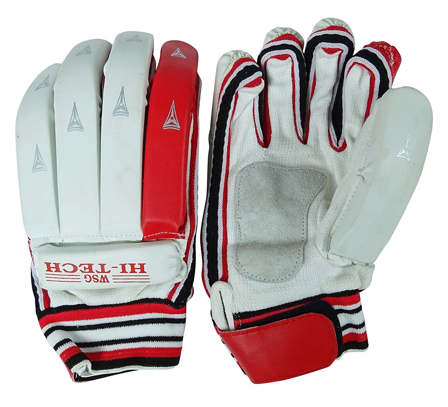 WSG Hitech Light Weight Men`s PU Leather Protection Cricket Batting Gloves - 1 Pair-image-22
