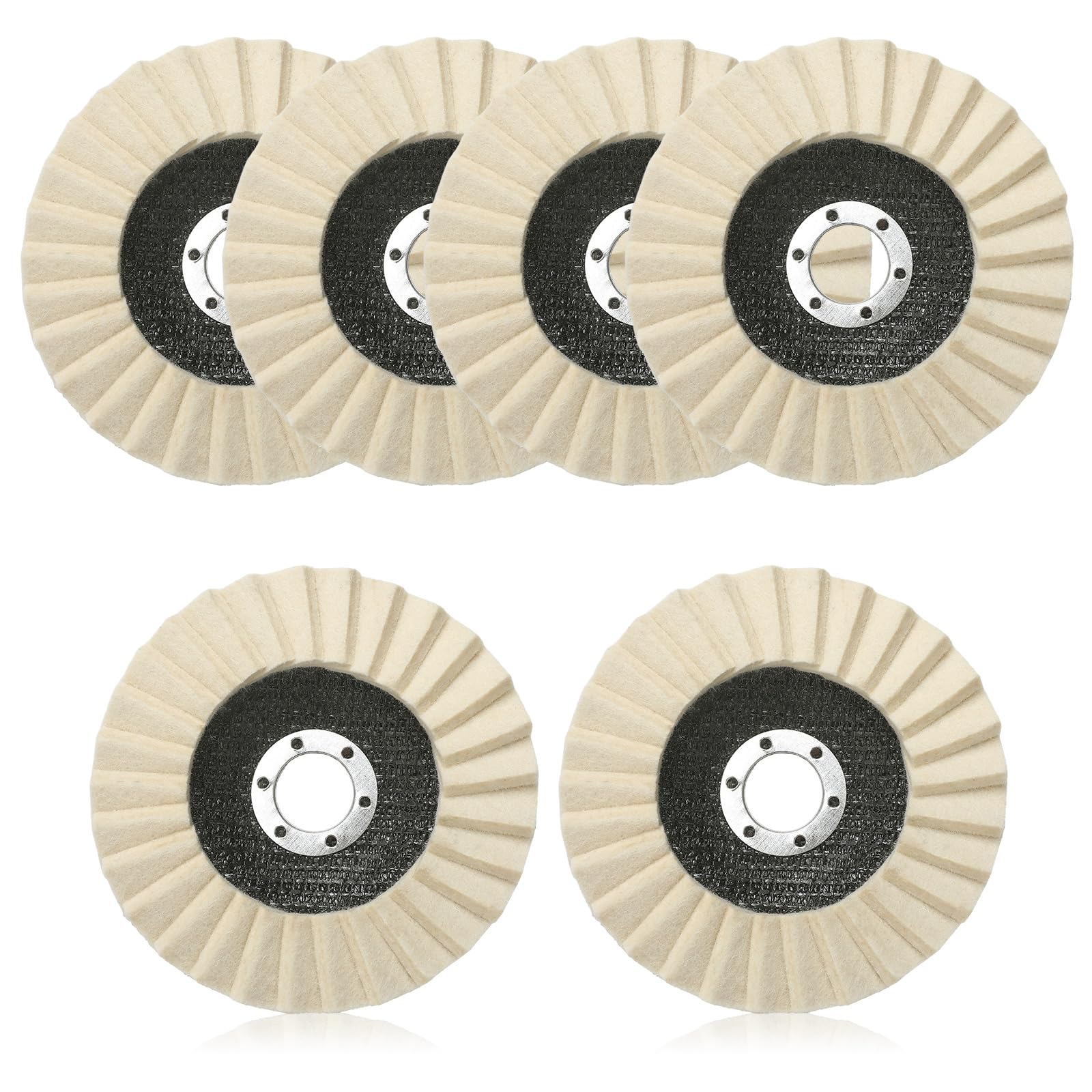 Wool Felt Polishing Wheels - Stainless Steel & Metal -1