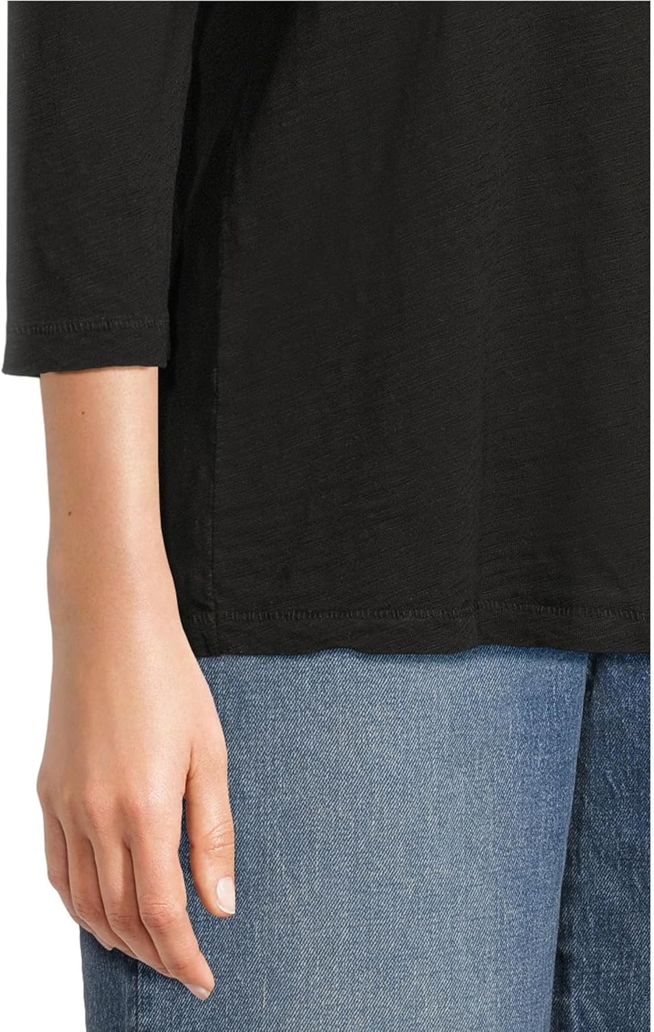 Mod-O-Doc Womens 3/4 Sleeve Crew Neck Favorite Tee - Image 4