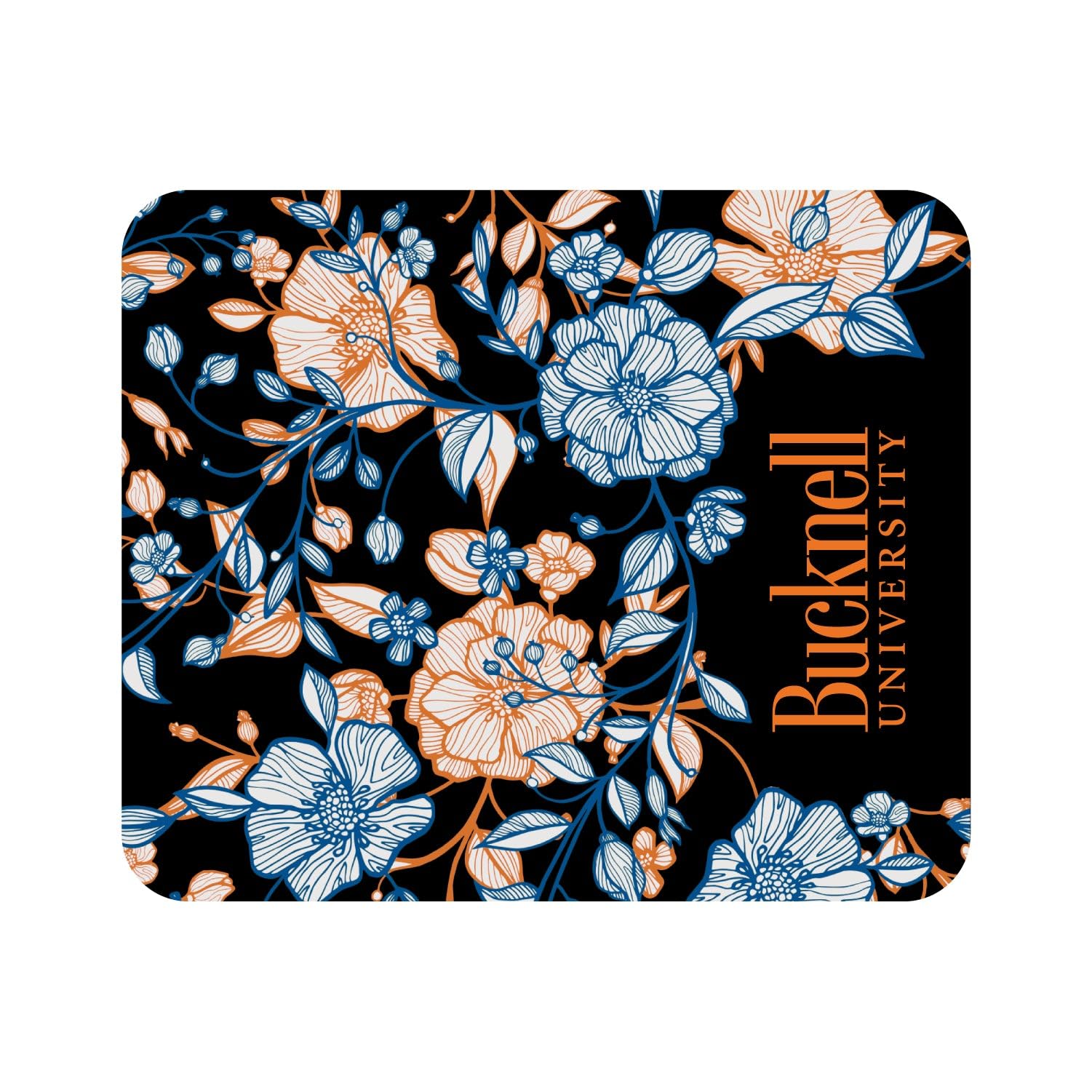 Mouse Pad, Fabric, Bucknell University Standard/Floral Lace
