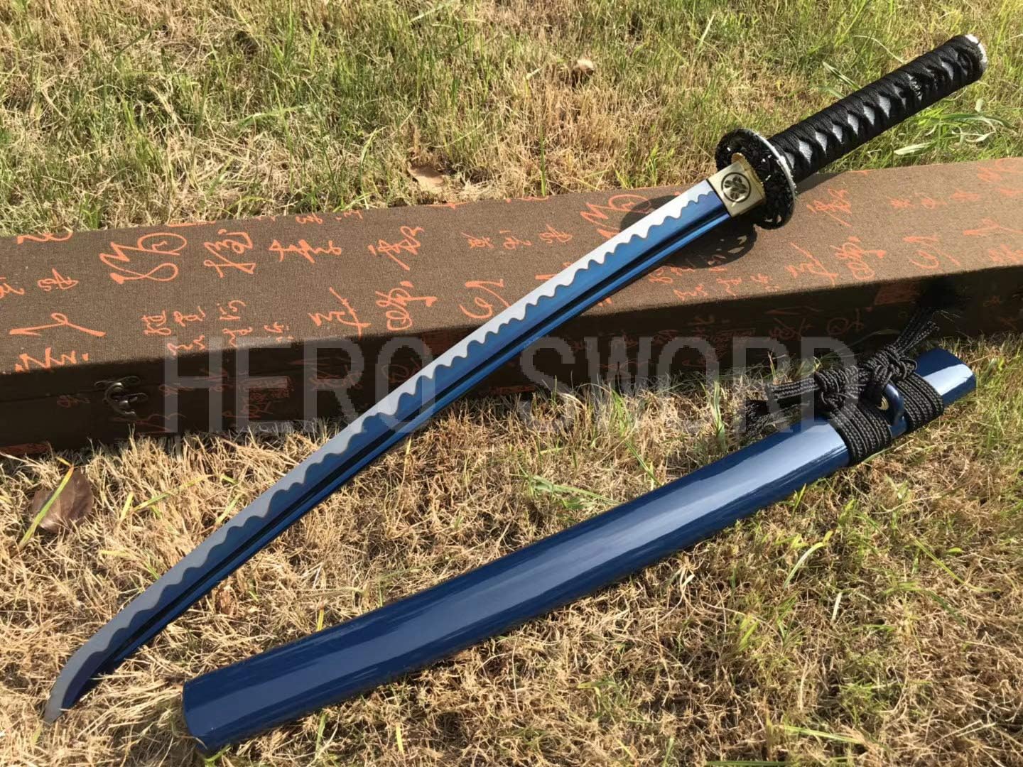 Handmade Wakizashi Samurai Sword Real Sharp Full Tang Katana Middle Sword Handmade Japanese Knives Battle Ready