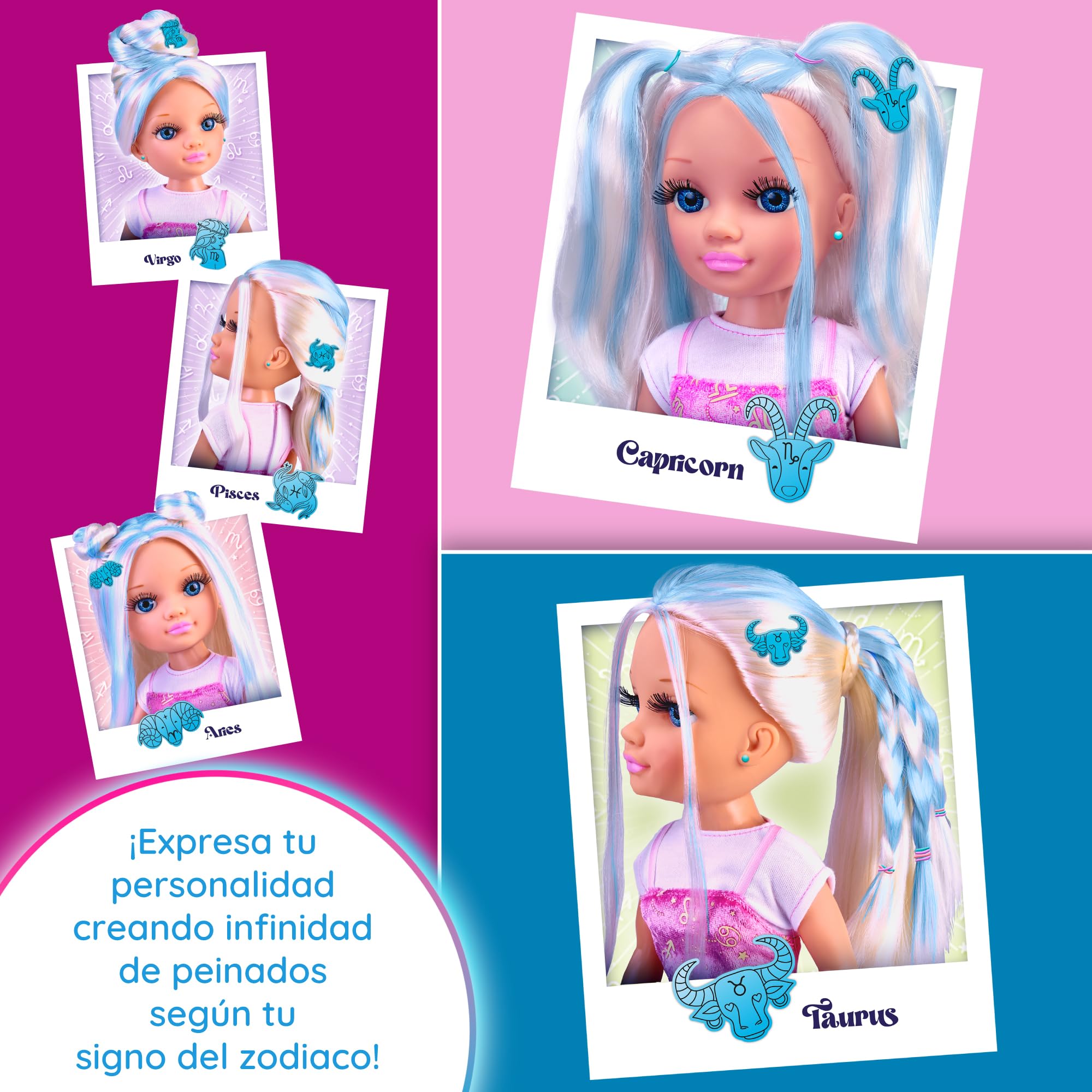 Nancy, Magic Styles Doll for Styling and Decorating Hair, Creating