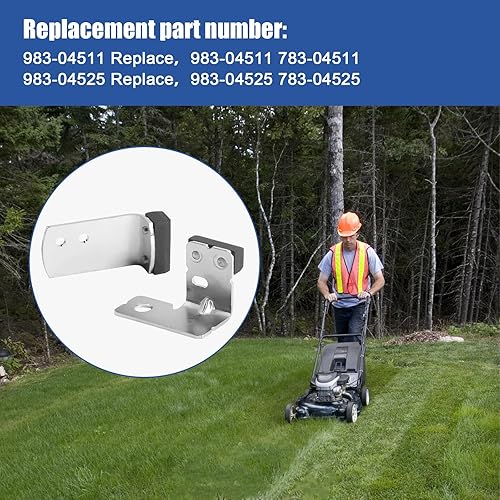 Miniatura 2 de 983-04511 y 983-04525 y 761-04017 Conjunto de freno de cubierta compatible con MTD Craftsman CUB Cadet conjuntos de freno de cubierta de 46