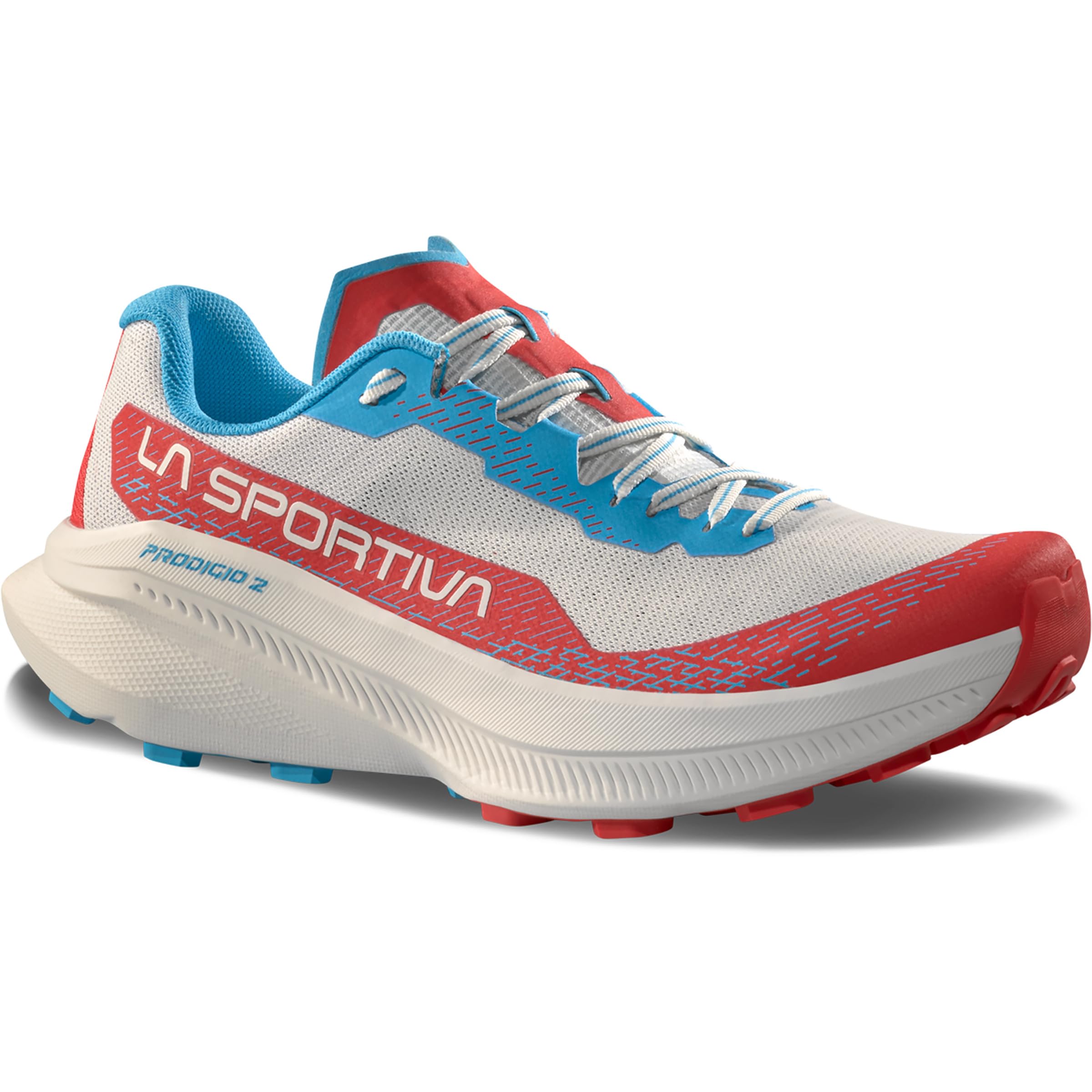 LA SPORTIVA Donna Prodigio 2 Scarpe, White-Hibiscus, 40