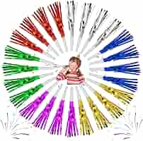 Trombette Festa 24 Pezzi - Fischietti Colorati Per Compleanni, Matrimoni, Eventi Sportivi - Foto 8