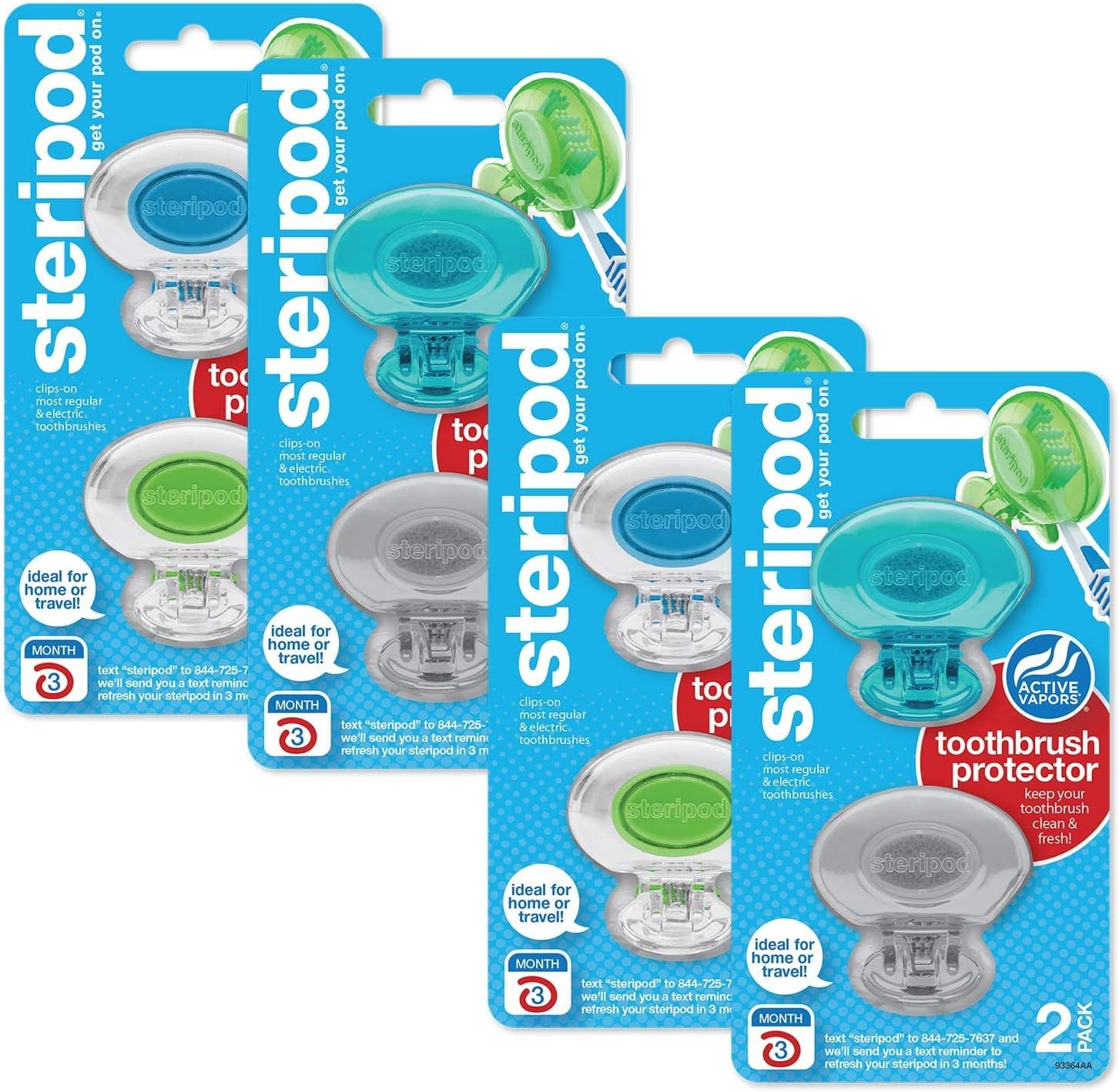 Amazon.com: Steripod TB Protector (8 pods) Multi Exclusive Colors, 2 ...