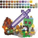 1 Blocs magnétiques de pouce Ensemble de blocs de construction, 120Pcs Les blocs magnétiques s'allument 3D Blocs de construction magnétique pour les enfants Garçons Filles Noël Cadeaux d'anniversaire, Constructions d'aimant Stacking Sensory STEM Jouets
