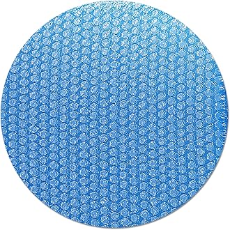 Solar Pool Cover Rectangle, Swimming Pool Covers For Above Ground Pools, Thermal Cover Hot Tub Round Insulated, Pool Cover Thermal Heater Dust Cover For Garden Inflatable Paddling Pool (φ152CM)