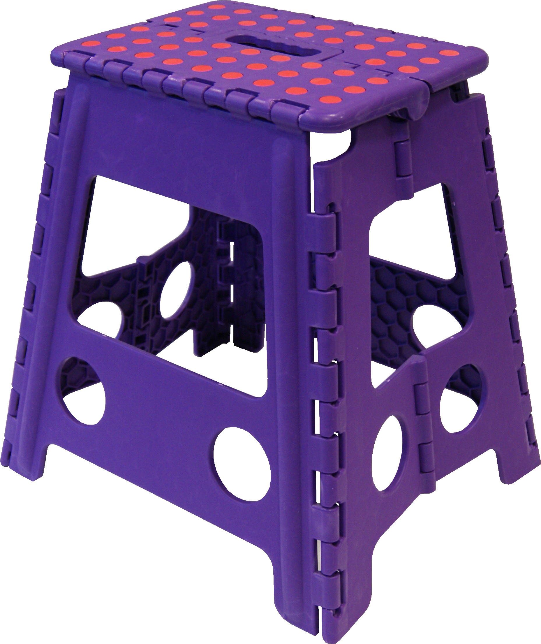 TR24 Actuator, Folding Step Stool / Footstool Stufentritt steps b Load 150 kg (Purple)