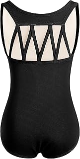 DANSHOW Girls’ M Straps Leotards for Dance Ballet Kids Tank Sleeveless Gymnastics activewear