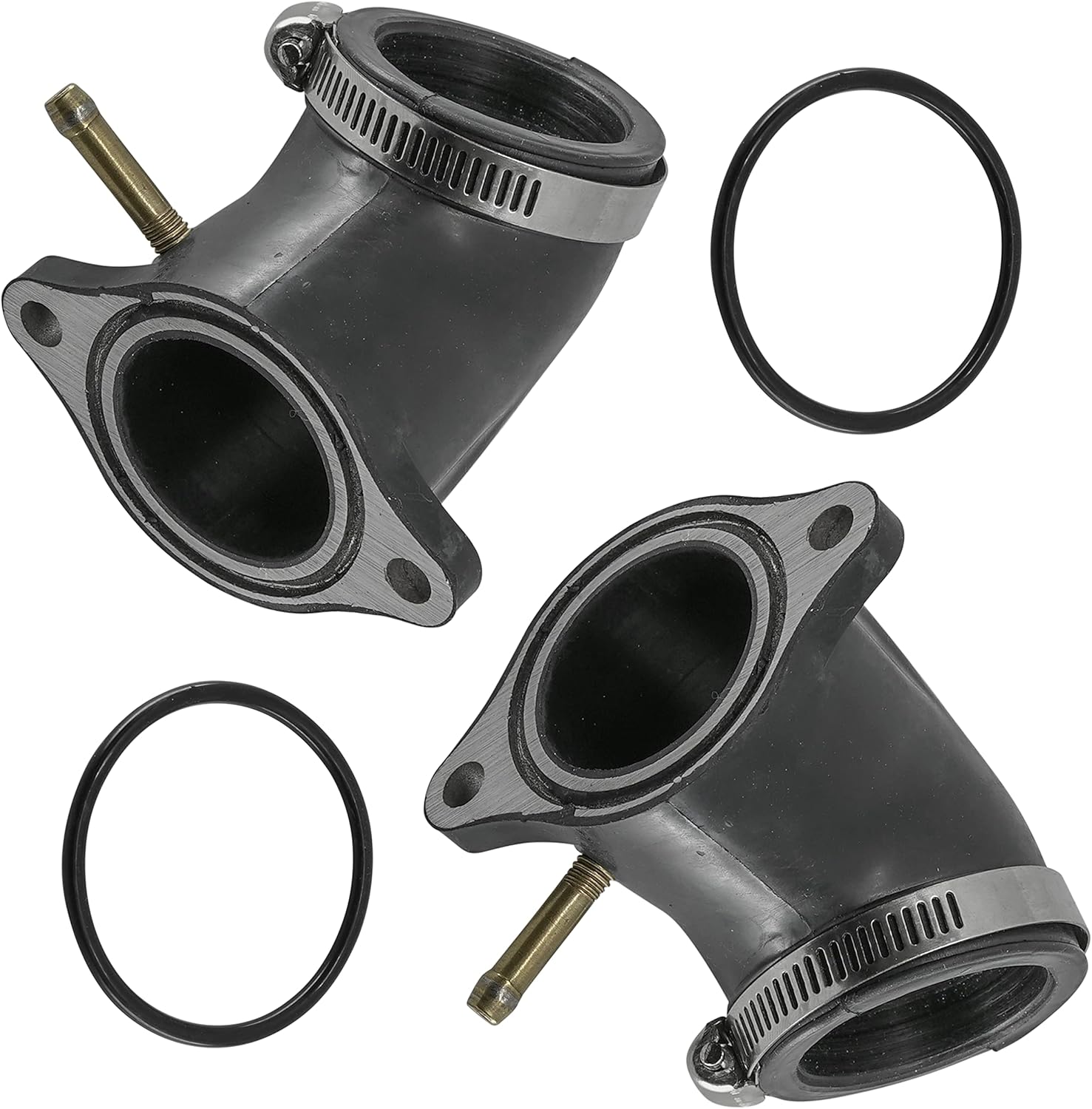 Caltric Front Rear Carburetor Boot Holder Compatible with Kawasaki Prairie 700 Kvf700 A B D 2004 2005 2006