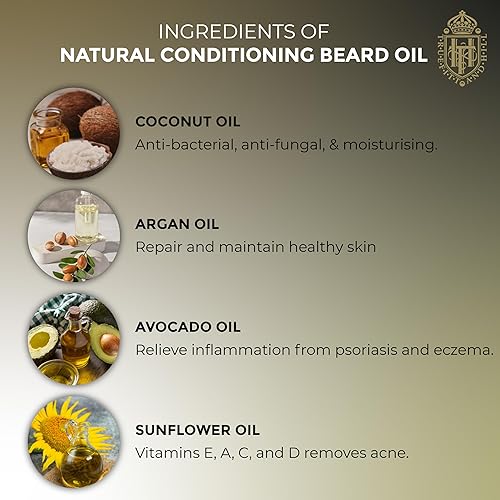 Miniatura 6 de Truefitt & Hill Aceite para barba, repleto de aceites esenciales para deslizamiento, hidratación, curación y acondicionamiento, se aplica sobre la