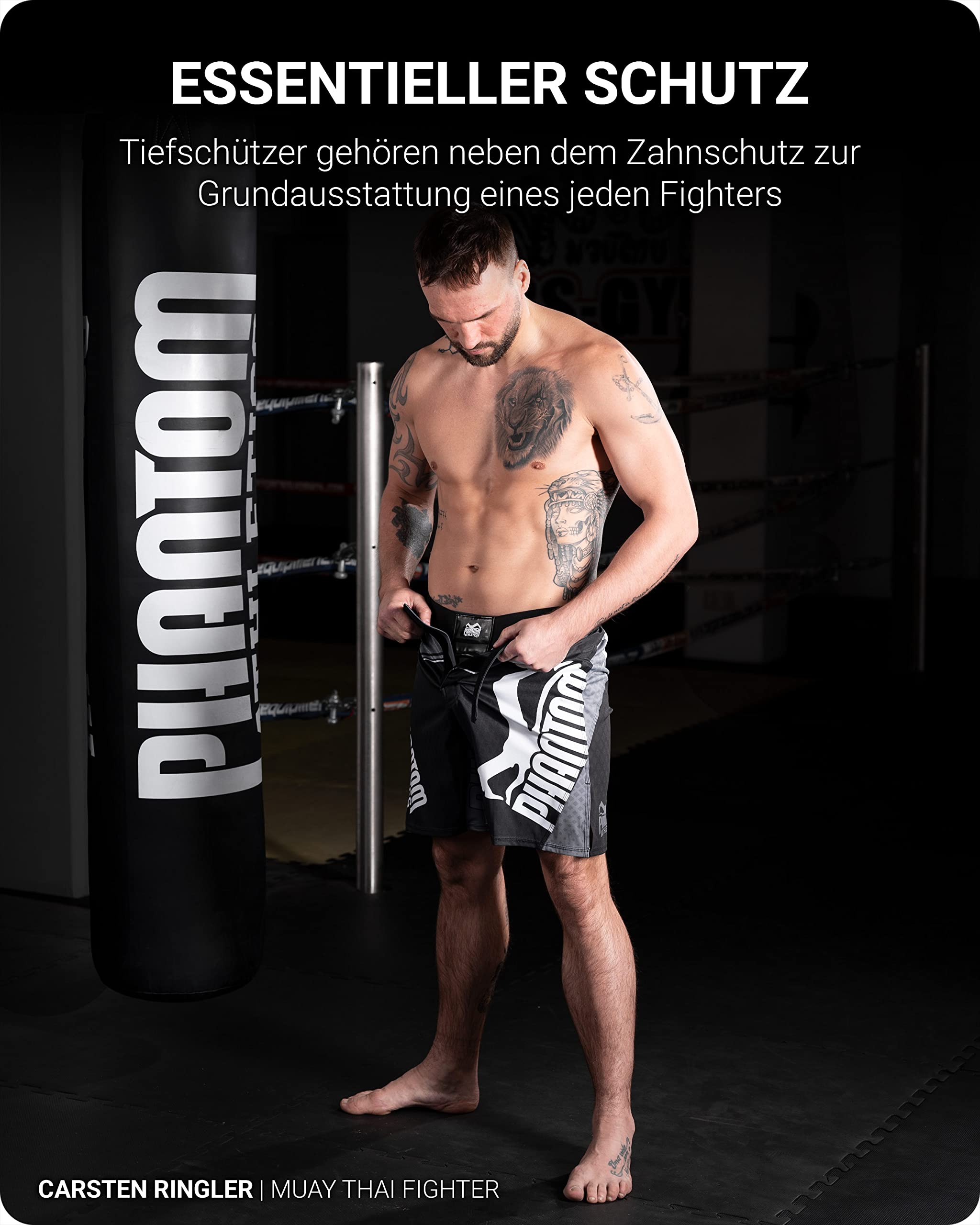 Phantom Tiefschutz - Herren Suspensorium für Kampfsport | Boxen, MMA, Muay Thai