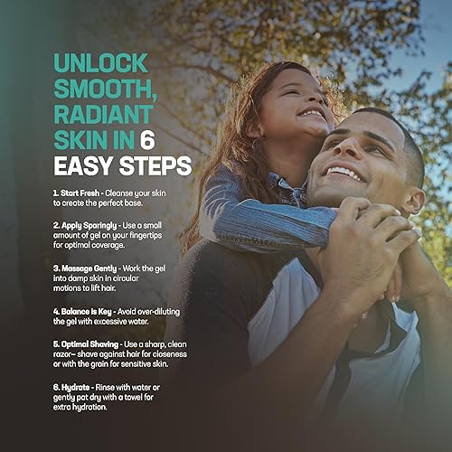 Miniatura 7 de Uplift Provisions - Gel de afeitar transparente para hombres y mujeres, infundido con extractos de plantas para un afeitado ultra suave, dejando la