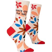 Blue Q Womens Funny Novelty Crazy Crew Socks with Sayings