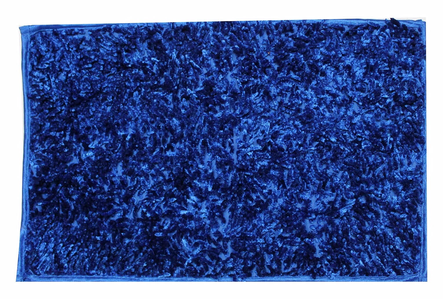 SKG ENTERPRISES Doormats, Anti-Skid Washable Cotton Bath Mat for Bathroom Entrance Soft Door Mat Home Hotel Balcony Floor, Doormat for Home, Floor Mats for Home, Kitchen(Blue, 38X58cm)
