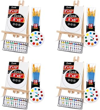 ESRICH 4 Set Acrylic Painting Kits for Adults Couples Date Night