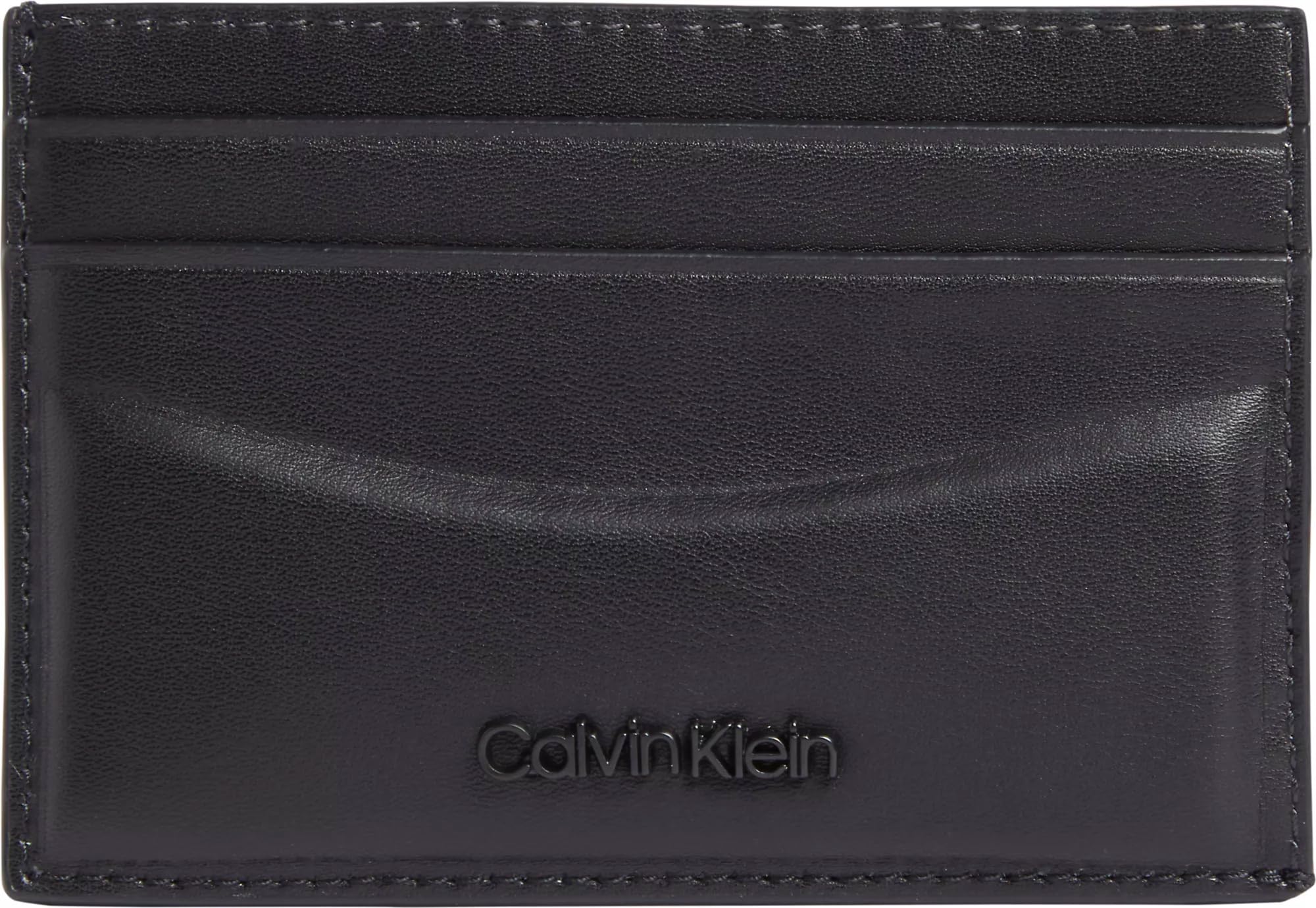 Calvin Klein Minimal 'Focus' Cardholder 6CC (Ck Black Smooth)