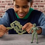 Figurine d'action Marvel Studios Spider-Man Day ActionVerse Scorpion de Marvel de 4,5 po & accessoires, support d'accessoires réutilisable, à partir de 4 ans