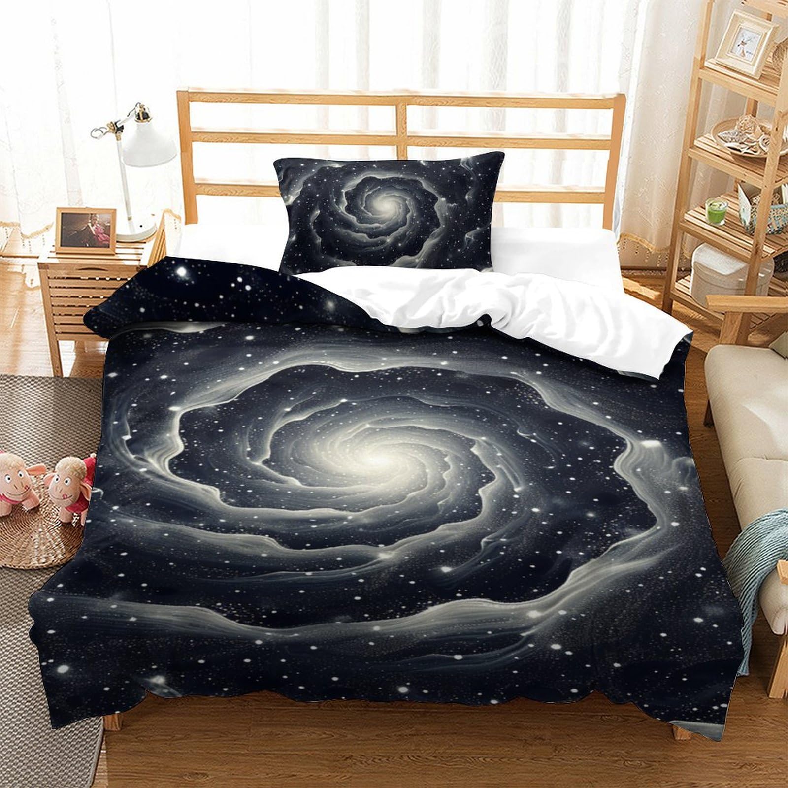 Housses de couettes galaxies en 3D pour transformer votre chambre single