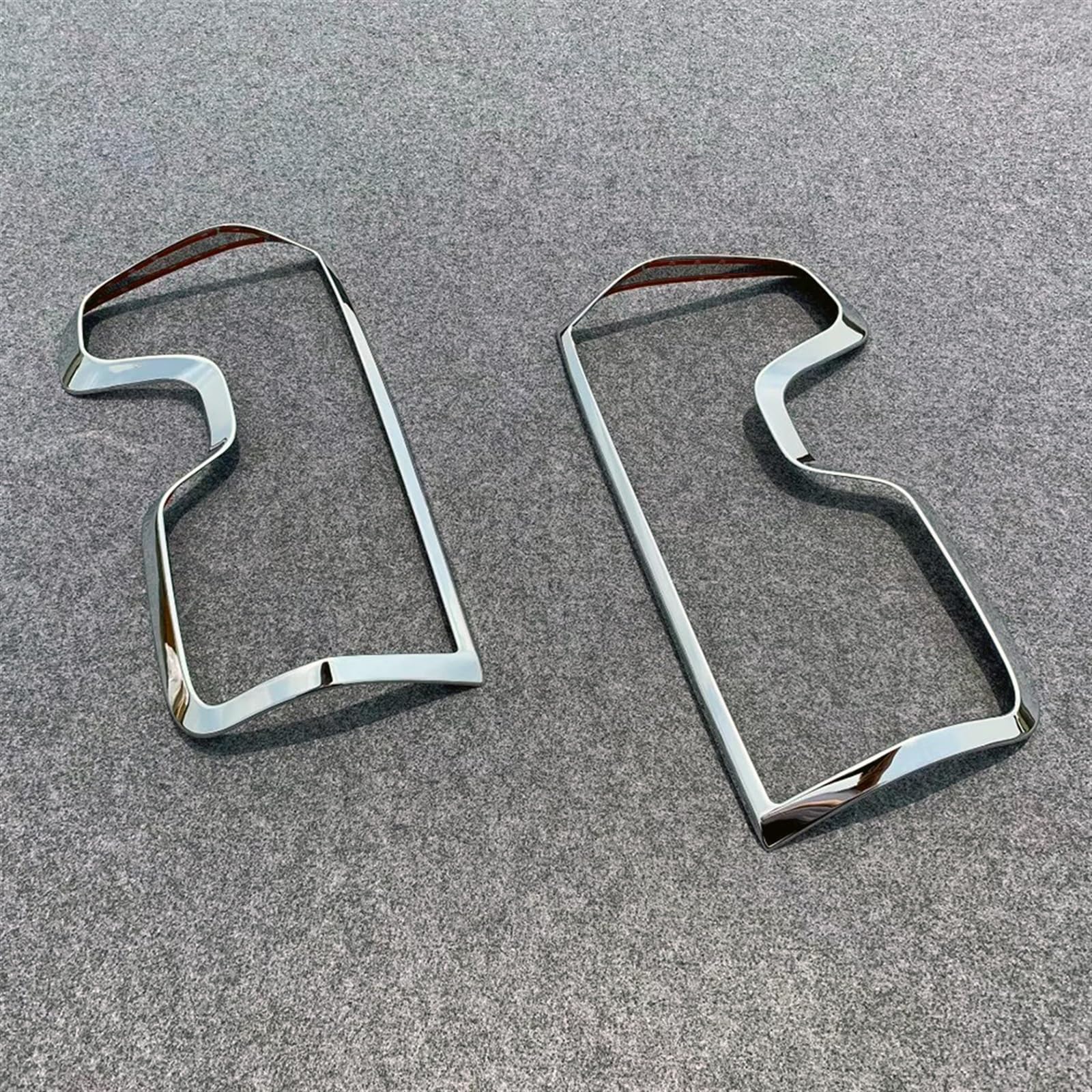 2pcs, for Chevrolet, for Silverado 2019 2020, Rear Fog Light Lamp Cover Trim Chrome Car Styling auto accessories Bumper Fog Lamp Cover