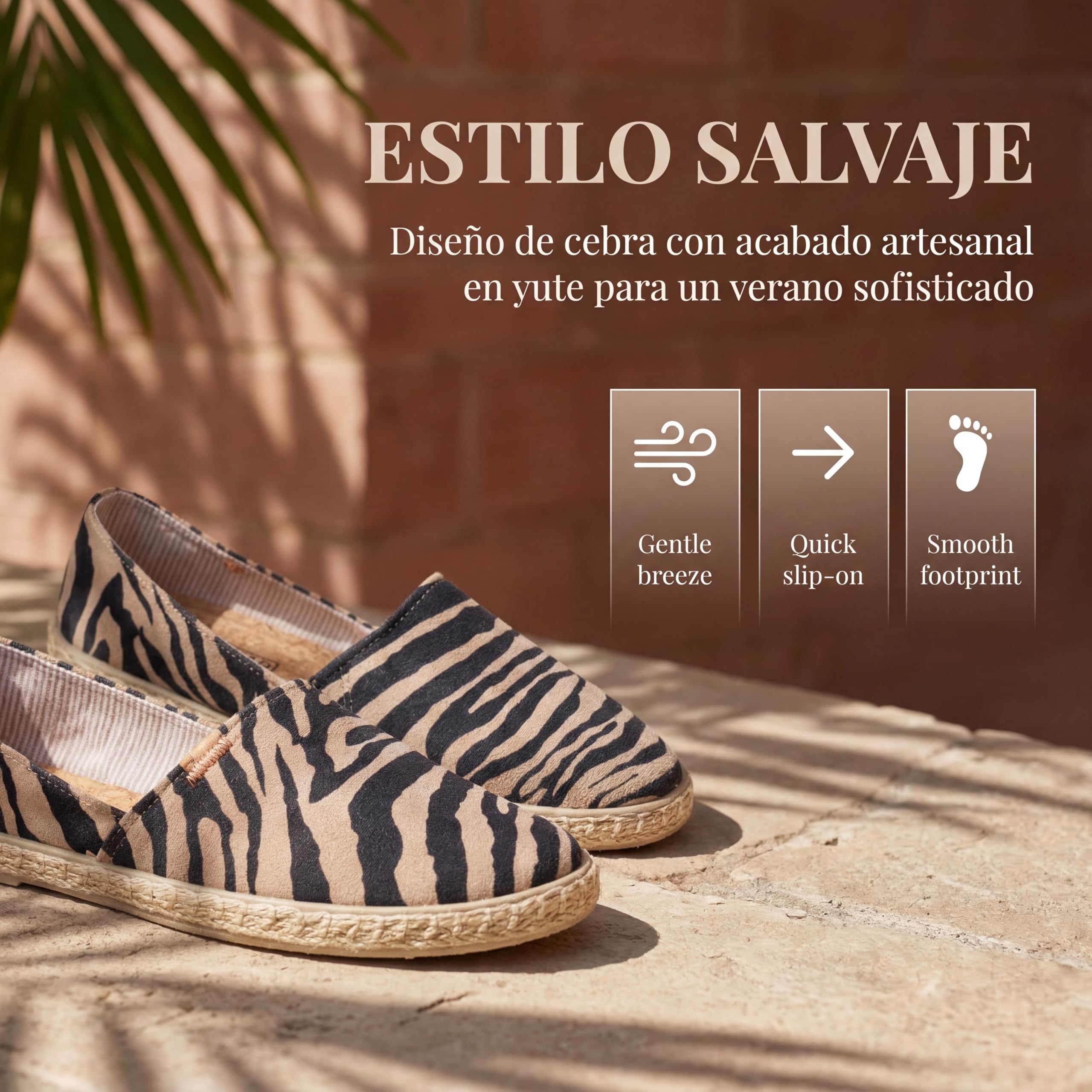 GLAMORA Alpargatas Mujer Esparto Lona Slip On Transpirables Ligeras Suela Yute Antideslizante Cómodas Textil Plana Plantilla Confort Flexible Tejido Elástico Ajuste Ligero