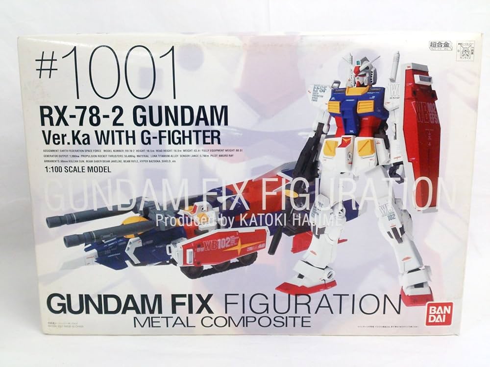 FIX FIGURATION #1001 RX-78 ガンダム ＋G-ファイター Gundam Fix Figuration 1001 RX-78-2 Gundam Ver. Ka with G