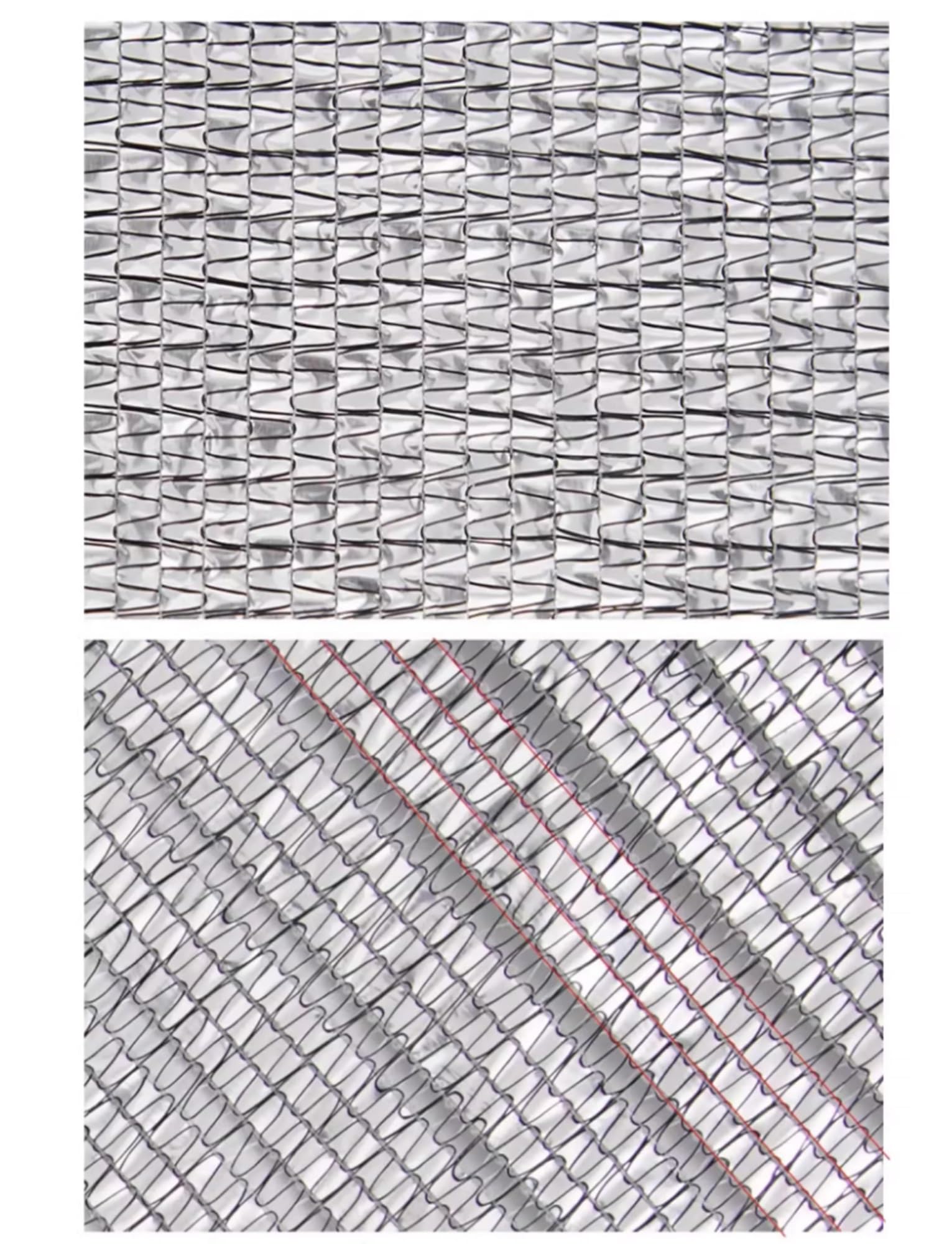 Générique Toile d'ombrage en Aluminium épais et renforcé pour Serre, Balcon, Jardin, pergola extérieure, abri de Voiture. avec Bords et œillets. Dimensions : 5 x 10 mètres (16,40 x 32,81 pi).