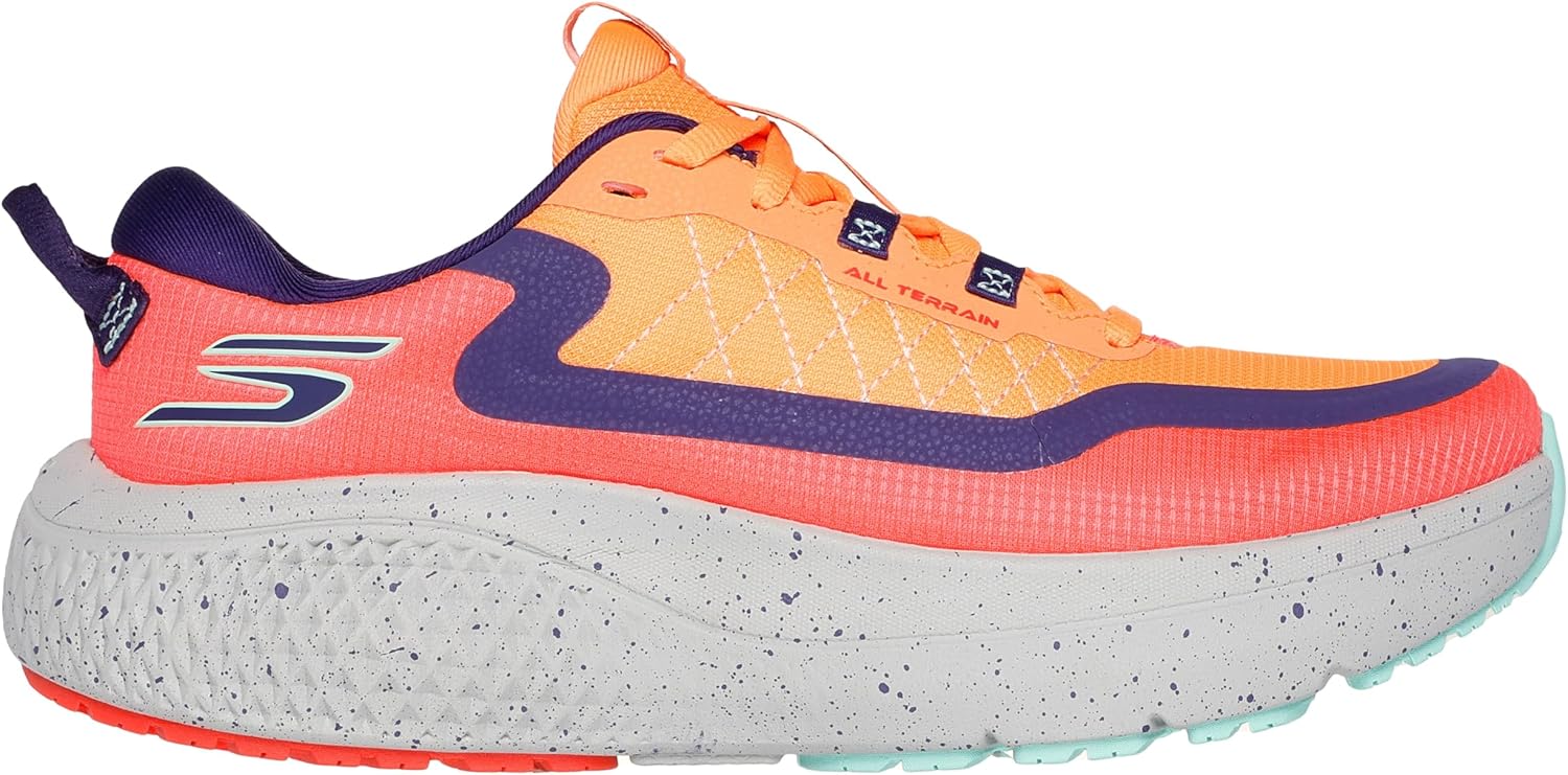 Skechers Women's Go Run Supersonic Max All Terrain Sneaker, Coral, 5