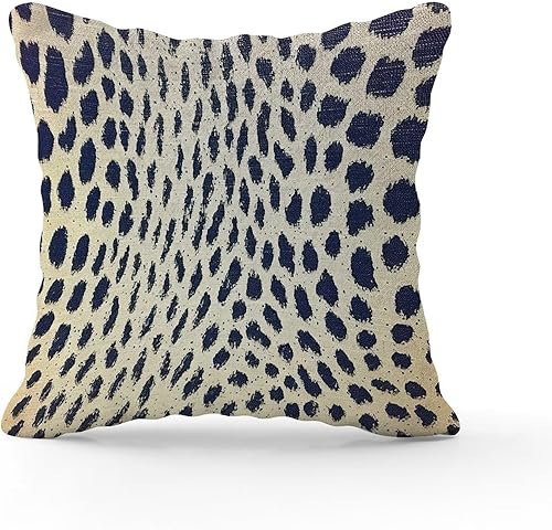 Miniatura 2 de COVOME Fundas de almohada de antílope con estampado de animales negros y marrones para exteriores, impermeables, con manchas negras, 24 x 24