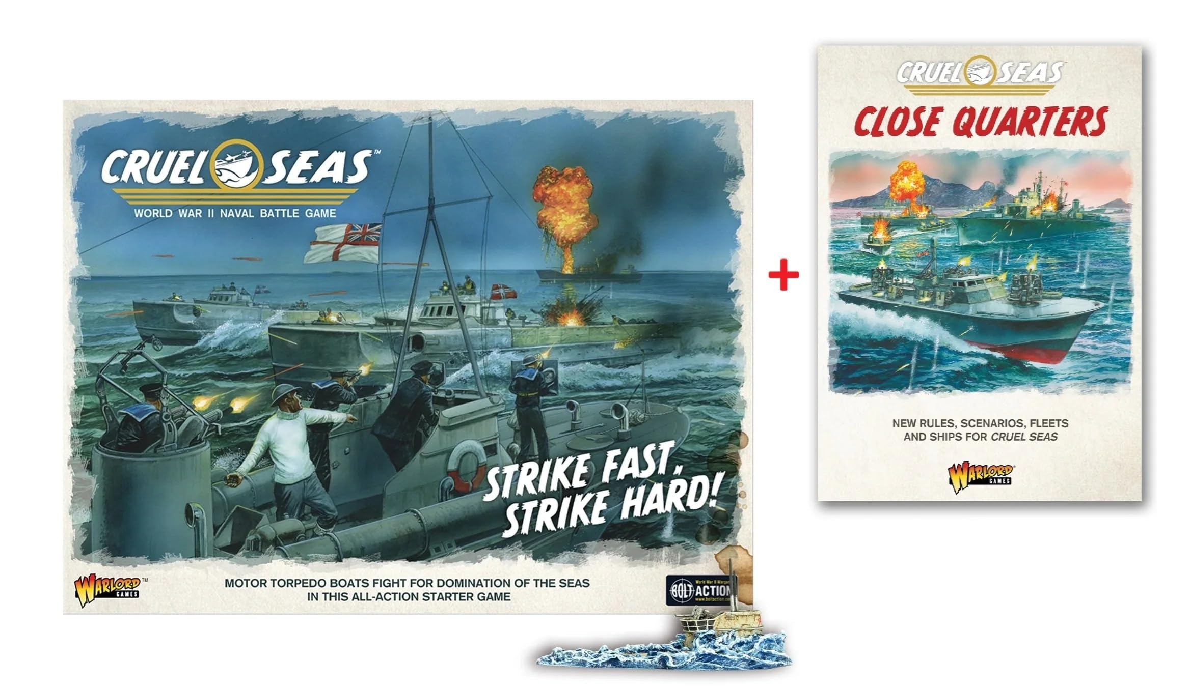 Warlord Games Cruel Seas Starter Set, Das Boot & Close Quarters! Bundle