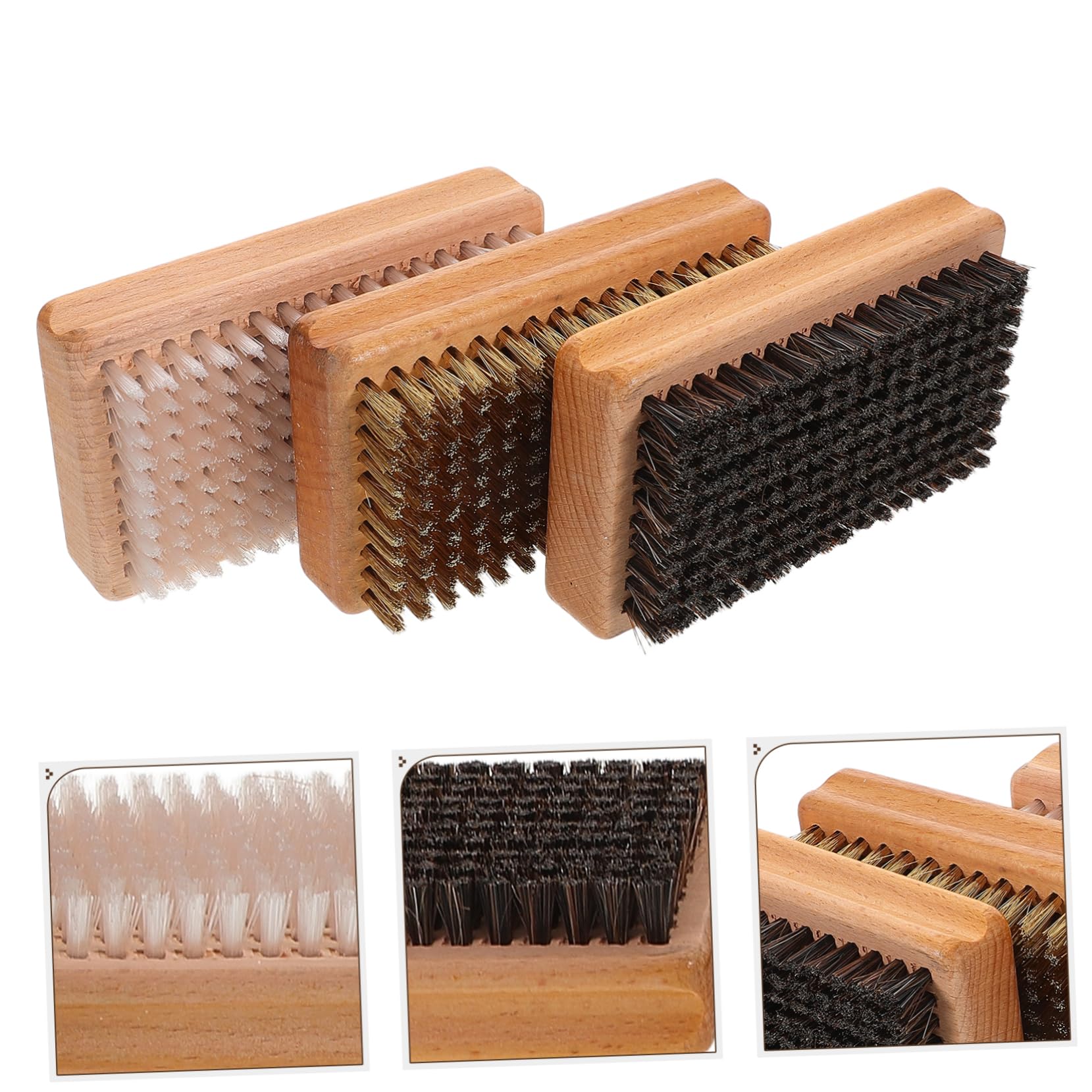 Mikikit 3pièces Brosse De Fartage De Ski Outil De Cirage Grattoir à Cire Équipement De Snowboard Brosse De Ski