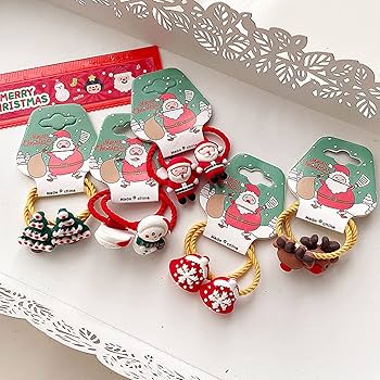 【クリスマスリース】ベビーヘアクリップ ヘアゴム クリスマスリース】ベビーヘアクリップ ヘアゴム