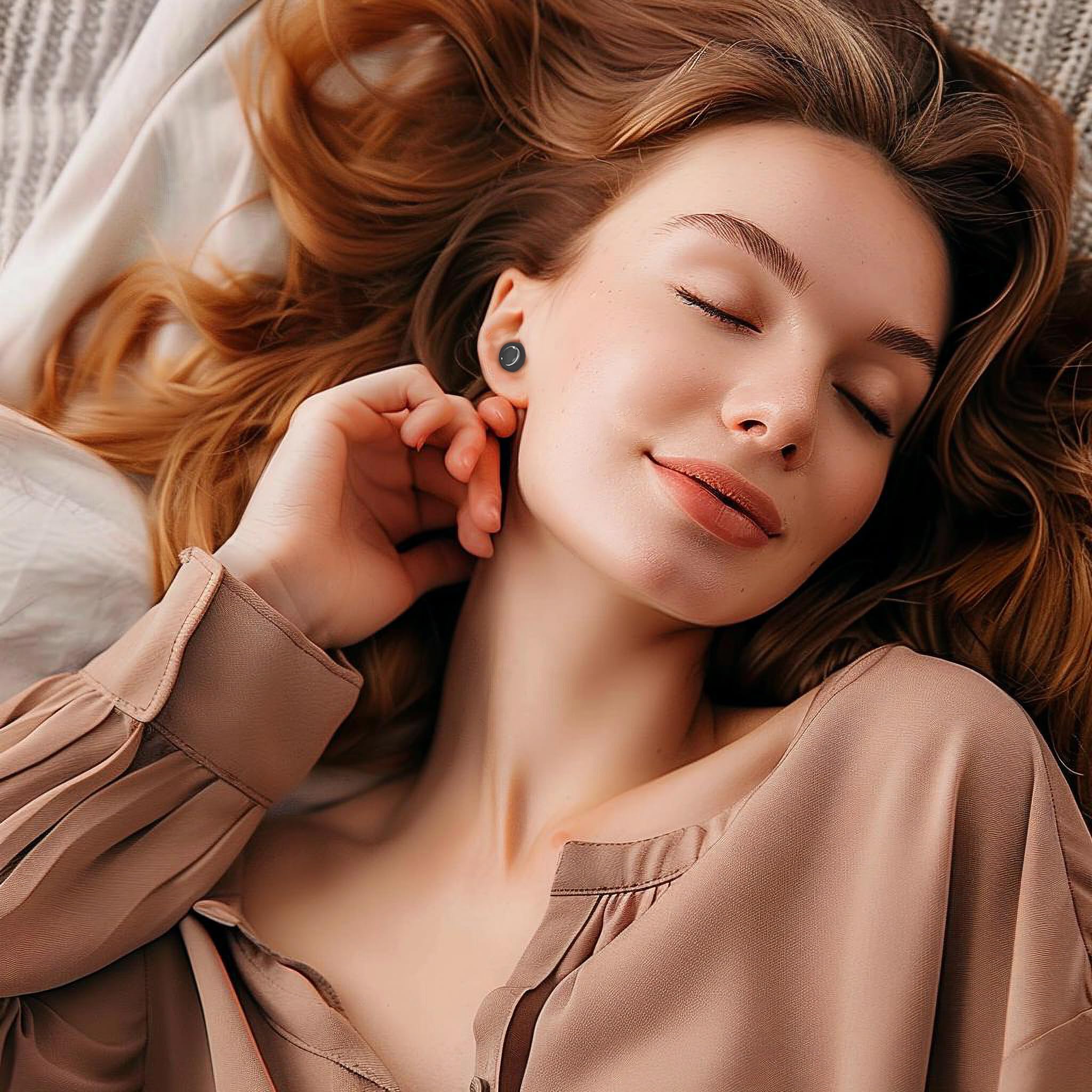 Tapones para los oídos para dormir con cancelación de ruido, perfectos tapones de silicona reutilizables de -27 dB para reducción de ruido, protección auditiva para enfoque, estudio, trabajo, sueño, 4