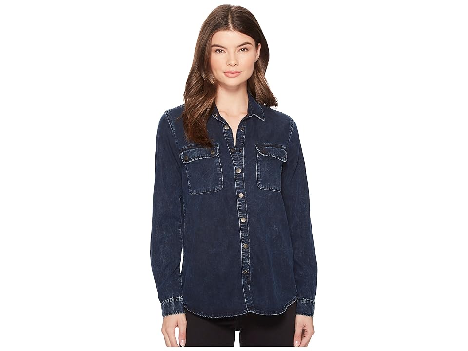 

Mavi Jeans Sammy Shirt (Ink/Gold) Women's Clothing, Blue