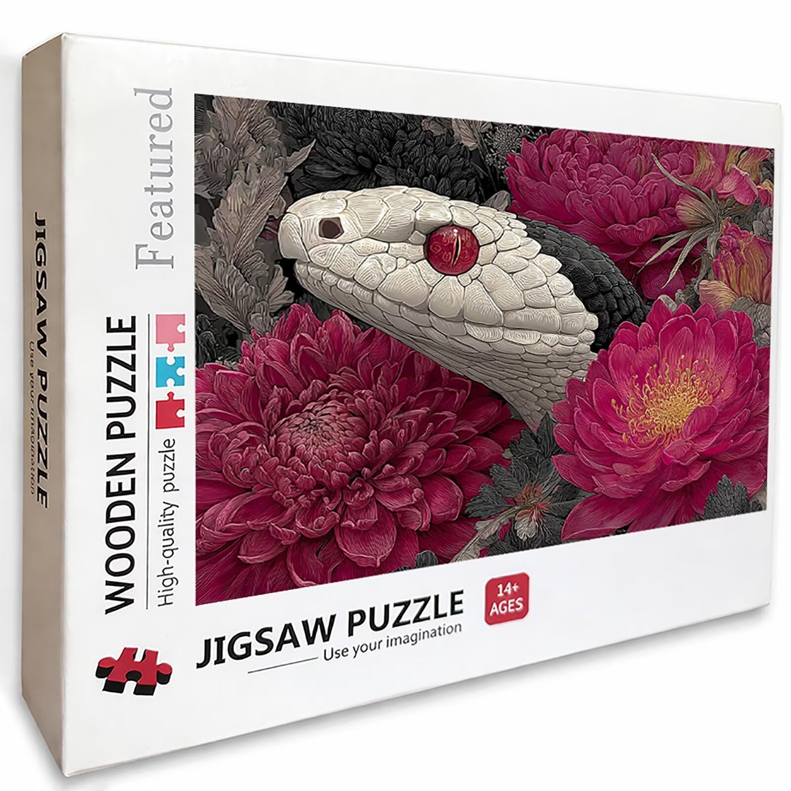 Puzzle 3000 elementów dla dorosłych kwiat, drewniane puzzle 122 x 81 cm, dla mężczyzn kobiet starszych seniorów, części ściśle do siebie pasują, dekompresja, dekoracja ścienna, prezenty dla