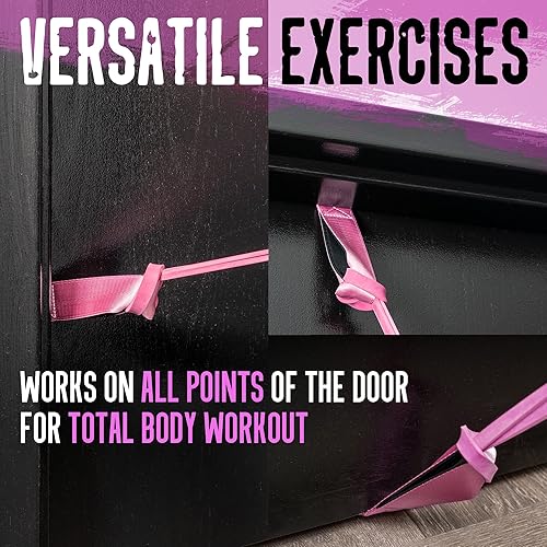 Vista 14 de Gradient Fitness Anclaje de puerta para bandas de resistencia Anclajes de puerta de banda de resistencia resistente para correas de estiramiento