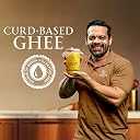 ROSIER A2 Gir Cow Ghee (1 litre) | Traditional Bilona Method A2 Gir Cow Ghee | Grassfed, Pure and Healthy Desi Cow Ghee (Glass Bottle - 1000 ML) gallery image