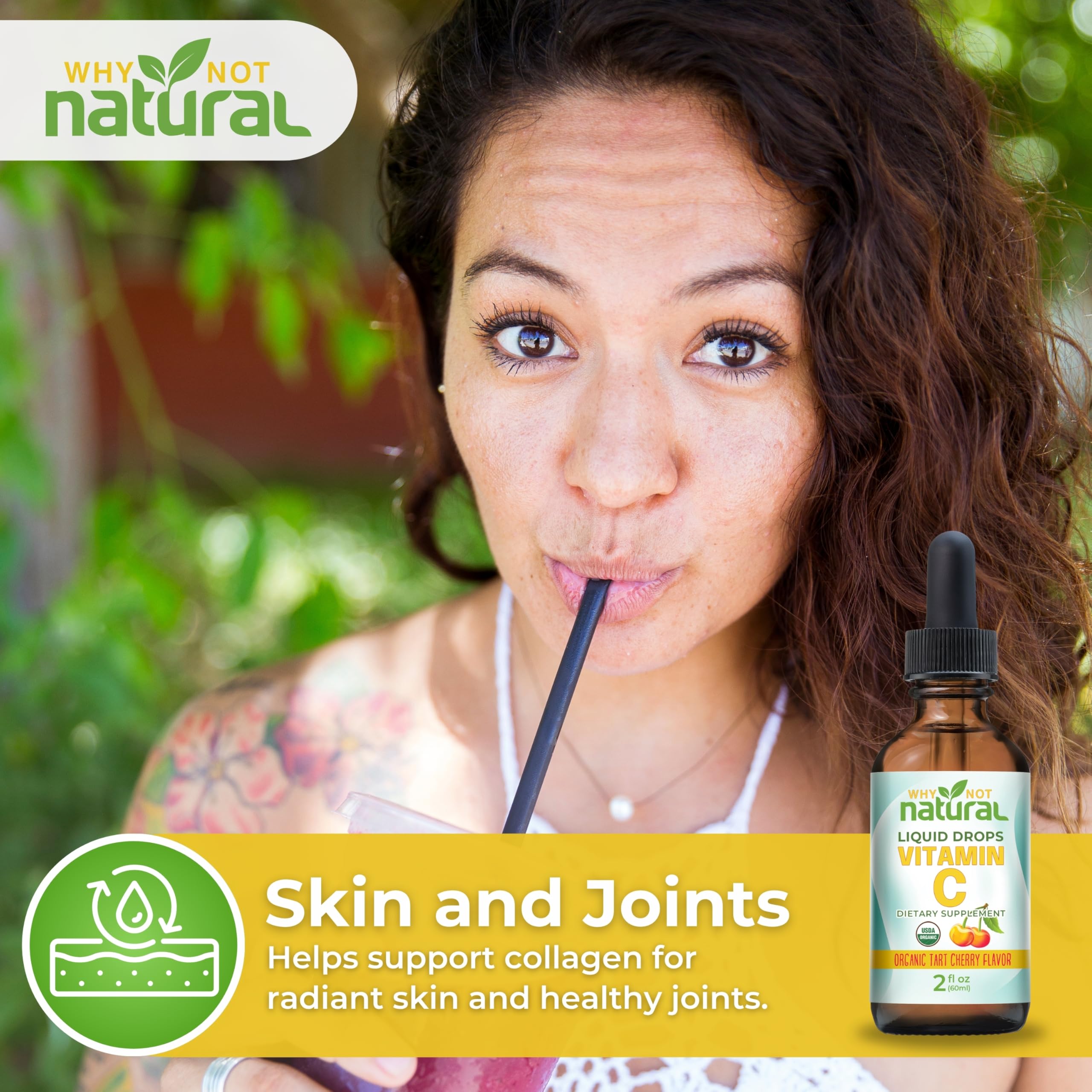 Why Not Natural Organic Liquid Vitamin C Drops Supplement — Amazon image 7