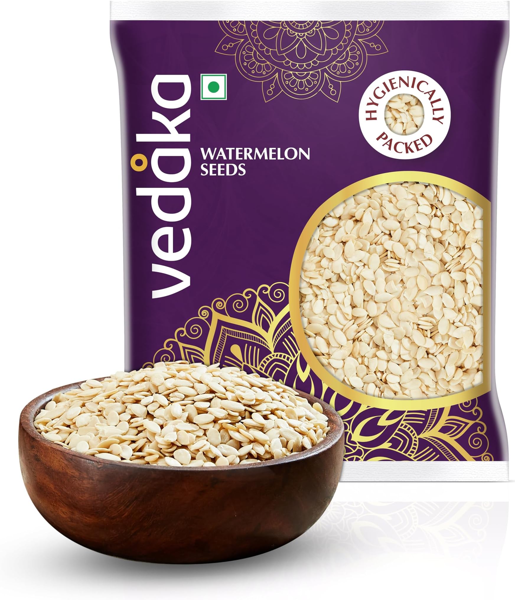 Amazon Brand - Vedaka Raw Watermelon Seeds | 100 G | Seeds for Snacking | Gluten-Free | Tarbuj Beej