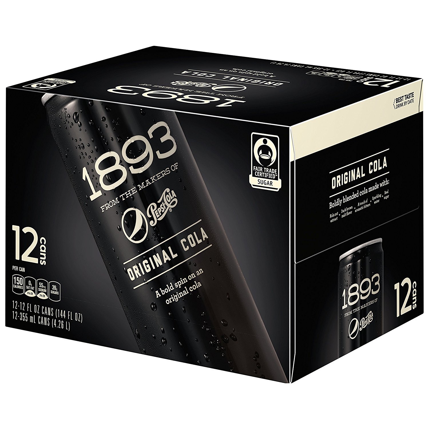 Pepsi-Cola 1893, Original, 12 Fl Oz (Pack of 12)